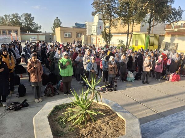 مراسم صبحگاه در شهرستان کاشمر