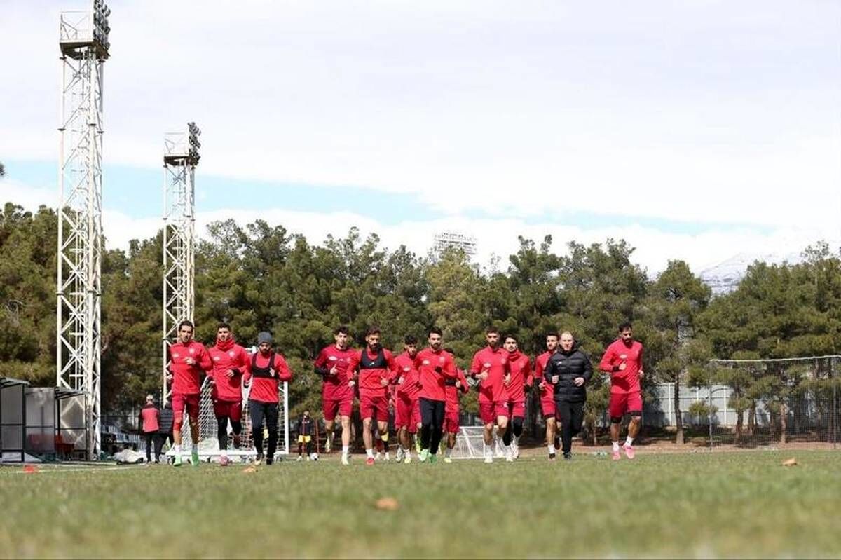 فضای کرونایی تمرینات پرسپولیس