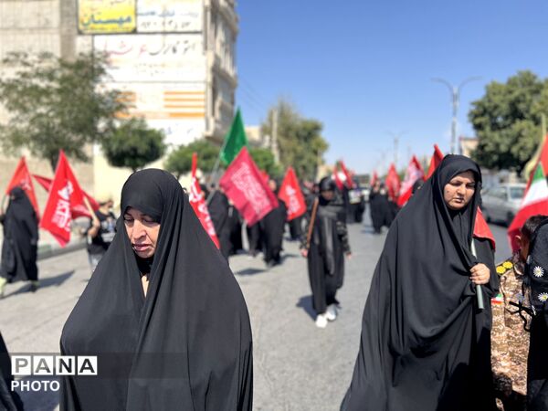 پیاده روی اربعین از میدان سپاه هشتگرد تا امامزاده هادی ینگی امام
