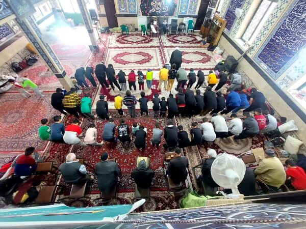 جلوه‌ای از لحظات ناب بندگی 