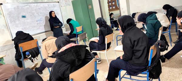 برگزاری امتحانات نوبت اول در آموزشگاه سبحان و مائده شلیل