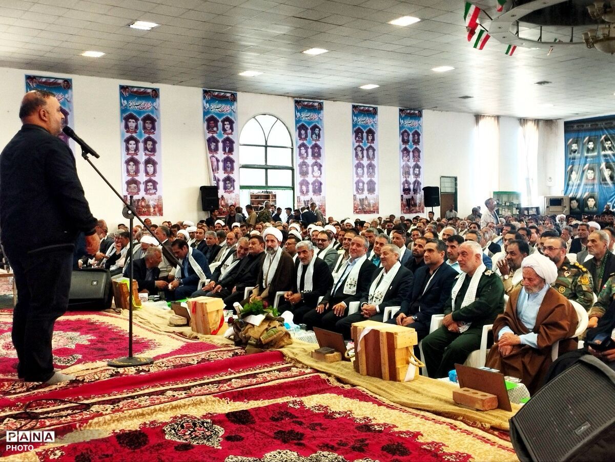 اجلاسیه شهدای شهرستان زیرکوه با حضور وزیر آموزش و پرورش