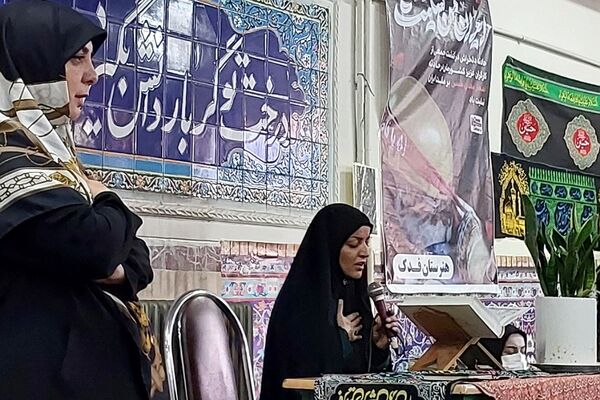 برگزاری مراسم چهلم شهدای معدن طبس در هنرستان فدک ناحیه یک شهرری