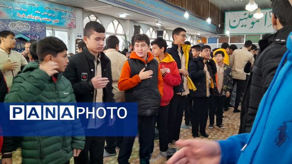 عزاداری شهادت حضرت فاطمه زهرا(س) در دبیرستان ابوریحان یک نیشابور