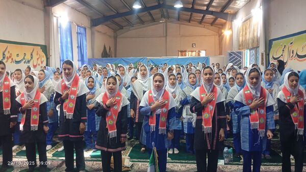 آیین نواختن زنگ پدافند غیرعامل در زاوه