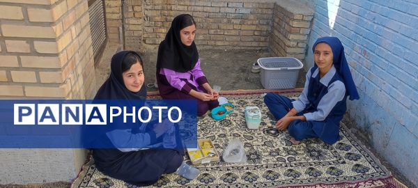 نهار سالم به مناسبت روز جهانی غذا و پوکی استخوان در مدرسه شهید خاقانی شیروان