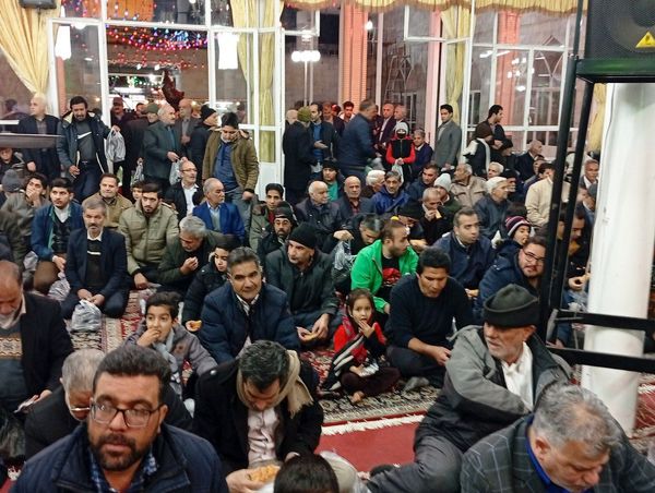 مراسم ولادت حضرت ابوالفضل العباس (ع) در حسینه شهرستان کاشمر 