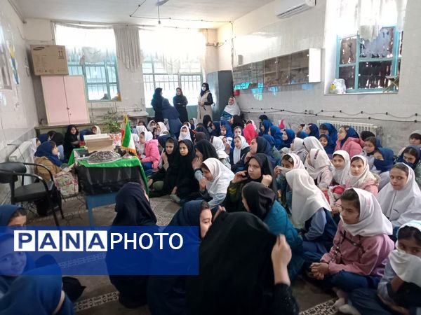 مراسم عزاداری ایام فاطمیه در مدرسه شهید خاقانی شیروان