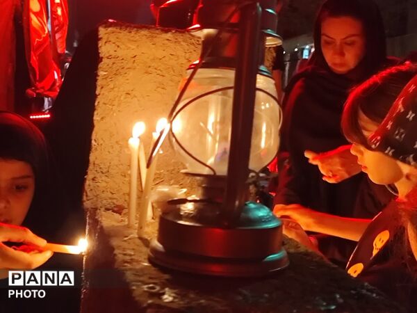 عزاداری مردم  اکباتان و آموزش و پرورش منطقه ۵ تهران