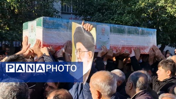 تشییع پیکر شهید ابوالفضل عرب در شهرستان گالیکش