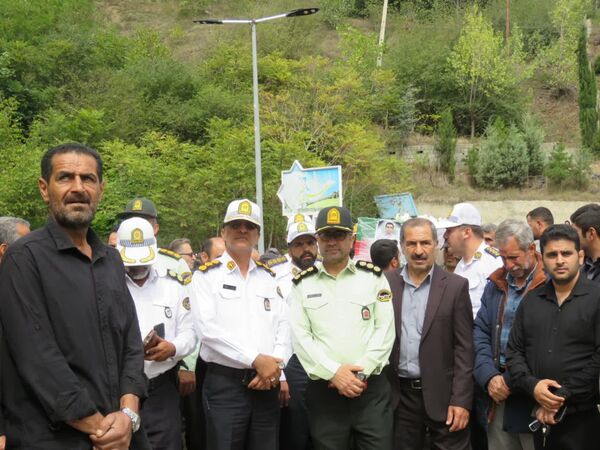 مراسم تشییع پیکر شهید امنیت در سوادکوه