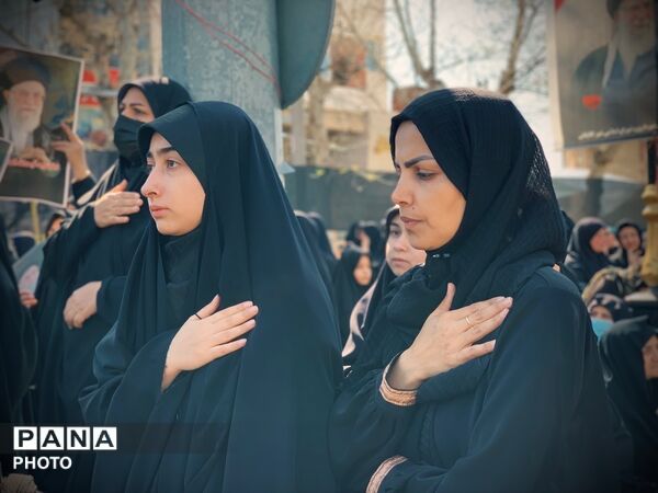 مردم گالیکش کفن پوش به میدان آمدند