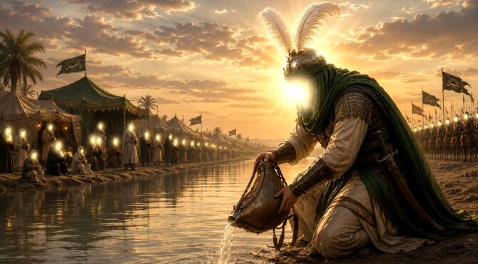 حماسه ایثار در تاسوعا؛ ابوالفضل العباس (ع) طلایه‌دار شکستن محاصره آب شد