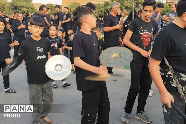 سوگ و ارادت عزاداران حسینی در شهر صغاد