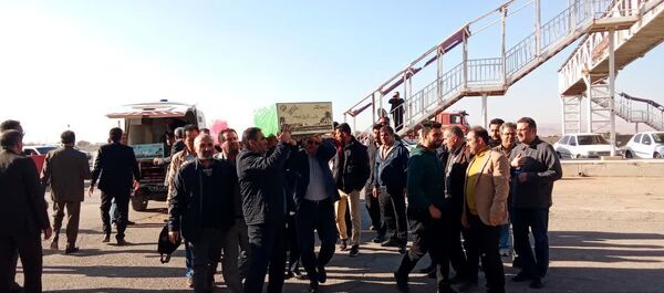 مراسم تشییع شهدای گمنام در دانشگاه آزاد تاکستان جلوه‌ای از همبستگی دانشگاهیان