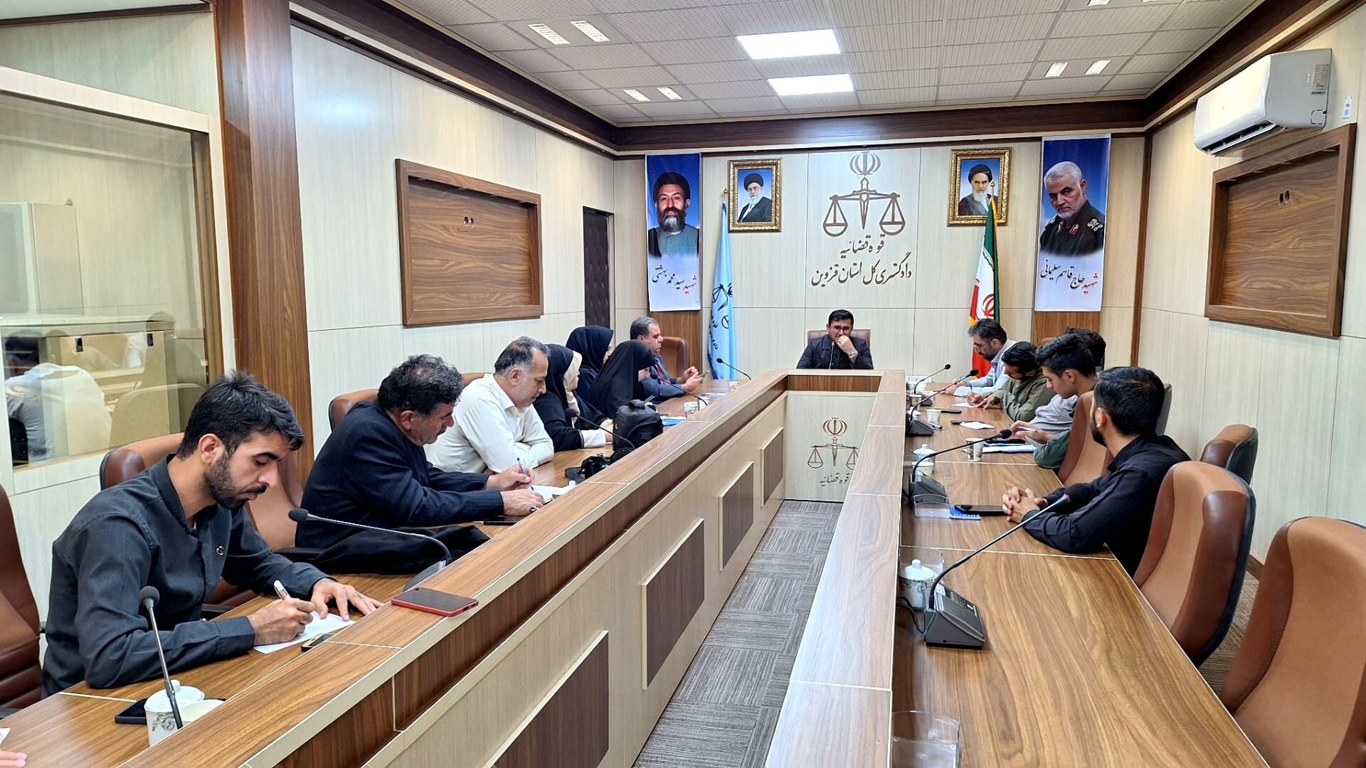 نشست خبری دادستان شهرستان تاکستان برگزار شد