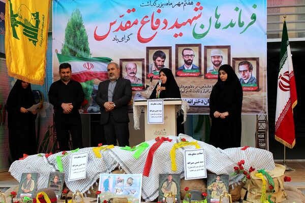 سوگواری دختران زینبیه برای شهادت مظلومانه دبیرکل حزب‌الله لبنان