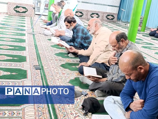 مراسم قرائت دعای ندبه در شهر سفیددشت 