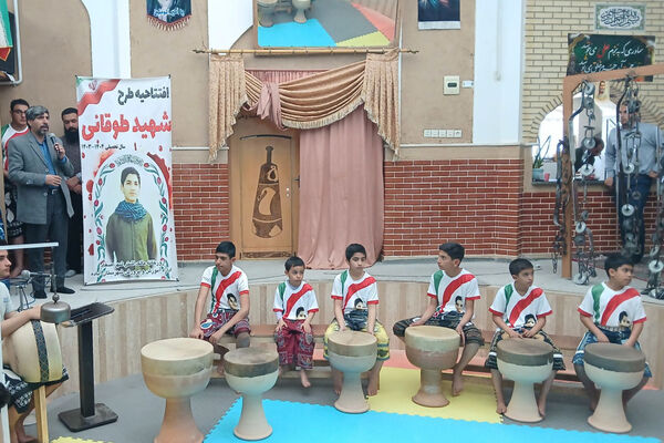 افتتاح طرح شهید طوقانی در شهرستان آباده
