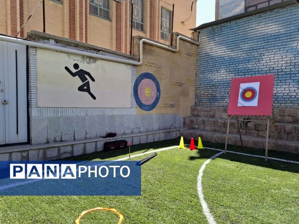 افتتاح زمین چمن هنرستان تربیت بدنی محمد شهرستانی ناحیه ۶ مشهد