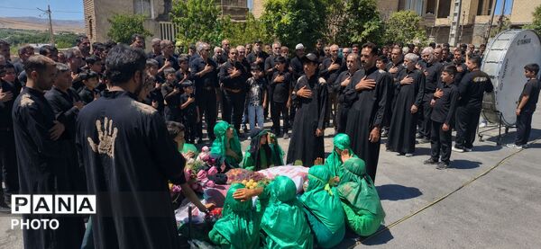 روستای ازناو غرق در ماتم عاشورای حسینی