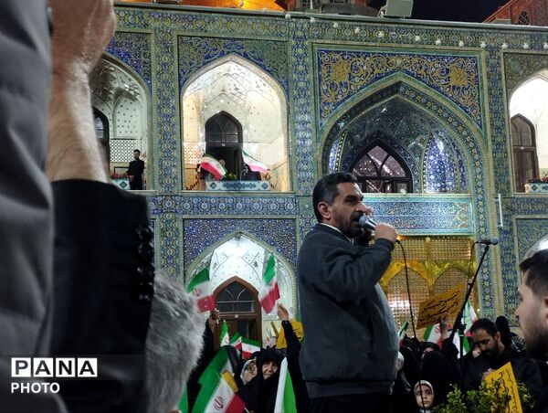 از جنگ تا اجتماع عظیم محکومیت جنایت کاران در حرم مطهر رضوی 