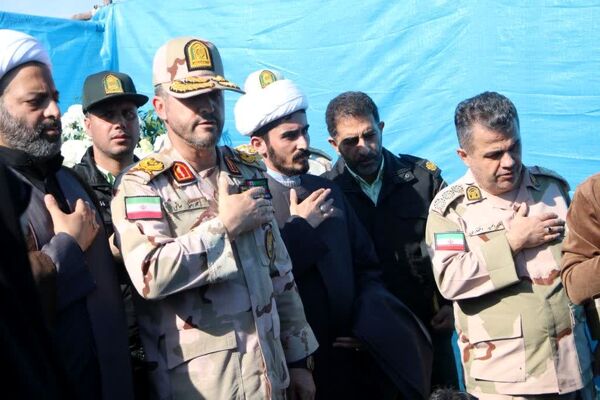 برگزاری مراسم تشییع پیکر پاک مطهر شهید مرزبانی سرهنگ دوم هادی سدیدی