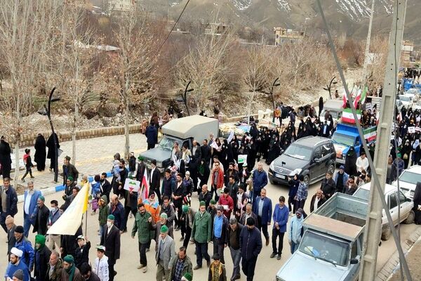 راهپیمایی یوم‌الله ۲۲بهمن ماه،  سالگرد ۴۷سالگی انقلاب اسلامی در شهر بار