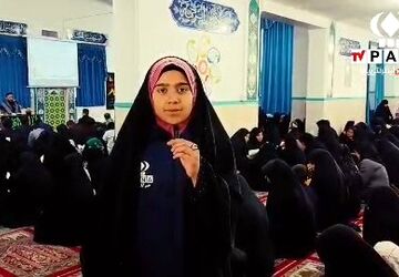 مراسم عزاداری شهادت حضرت زهرا(س) در دبستان قرآنی اکبرزاده