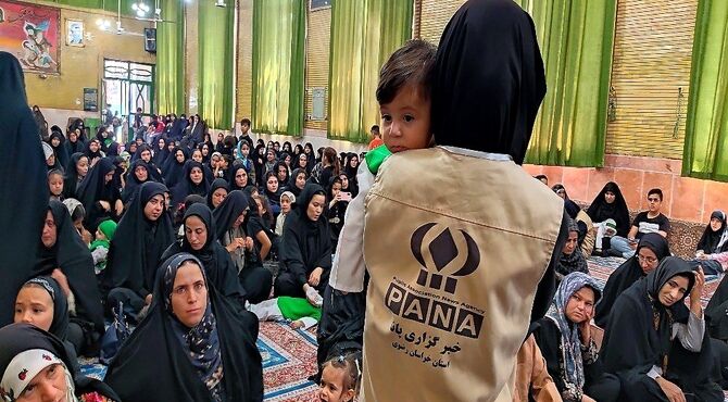 همایش بزرگ شیرخوارگان حسینی در شهر بار نیشابور 