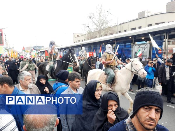 خروش ملت در روز قدس؛ حمایت بی‌وقفه از آرمان فلسطین