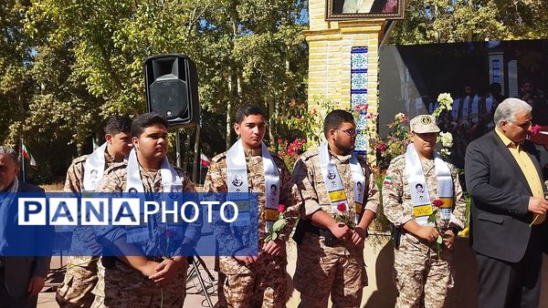  آیین افتتاحیه یادمان شهید دانش آموز اردوگاه باغرود نیشابور