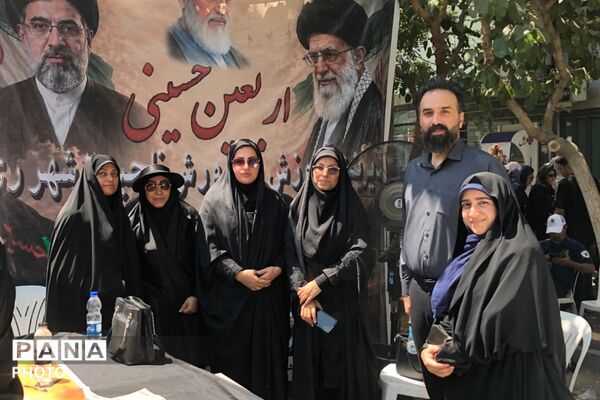 جاماندگان اربعین حسینی در مسیر قبله تهران