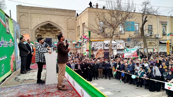 راهپیمایی یوم الله۲۲بهمن در شهرستان نیشابور 