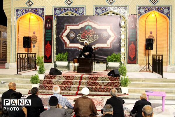 عزاداری پنجمین شب از ماه محرم در زیارتگاه شهید مدرس 