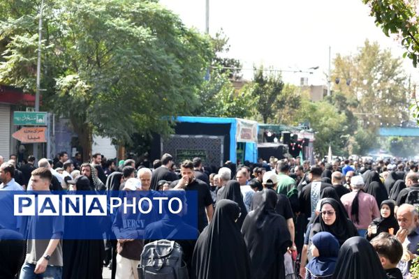 مراسم آیینی جاماندگان اربعین حسینی در پایتخت