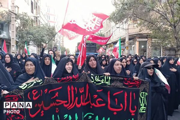 حضور پرشور مردم صباشهر در مراسم جاماندگان اربعین حسینی 