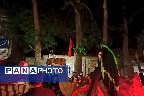 حرکت نمادین کاروان اسرای کربلا در دماوند