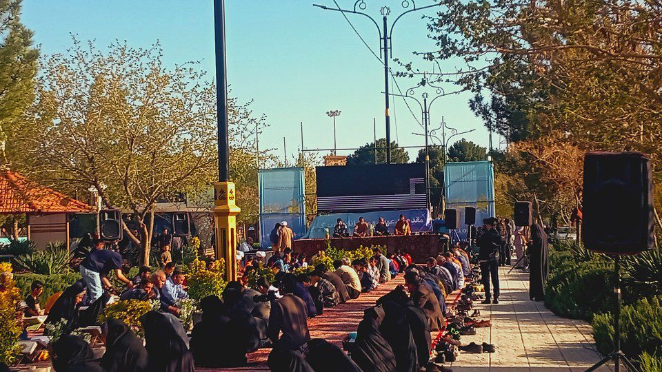 اختتامیه محافل قرآنی در آخرین روز از ماه مبارک رمضان در کاشمر