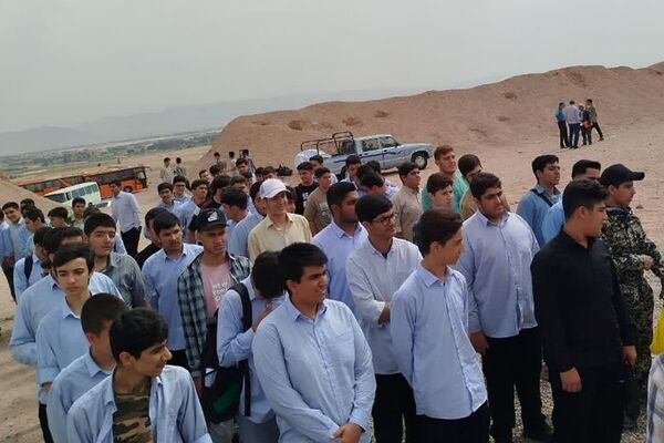 حضور دانش آموزان ناحیه دو شهرری در اردوی میدان تیر شهید جانبزرگی 