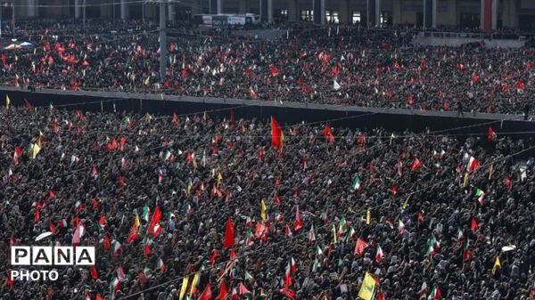 وداع با رهبر شهید ایران در تهران