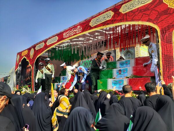 تشییع شهدای اقتدار در تهران