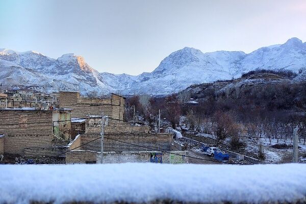 جلوه زمستانی طبیعت شهر بار نیشابور 