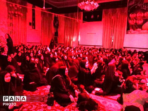 مراسم شب احیاء بیست و یکم در روستای نقاب خلیل آباد