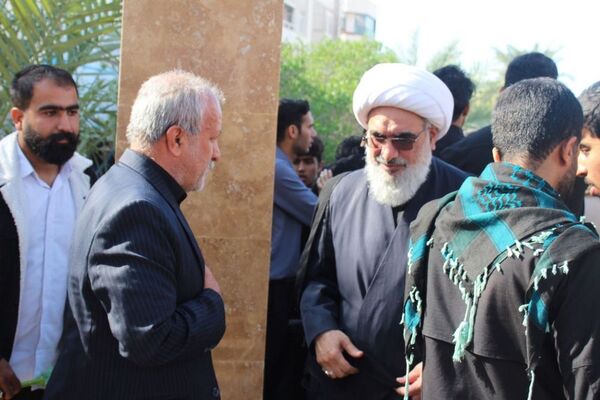 تشییع پیکر مطهره شهید گمنام در دانشگاه فرهنگیان بوشهر