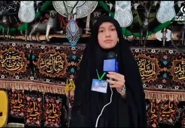 استقبال گرم مردم شهرضا از کاروان پیاده انصارالحسین