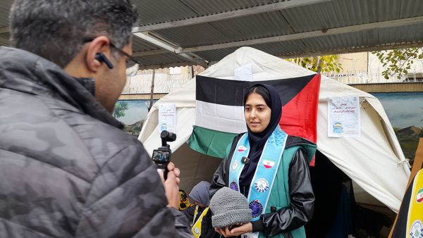 پویش مشق همدلی در ناحیه هفت مشهد 