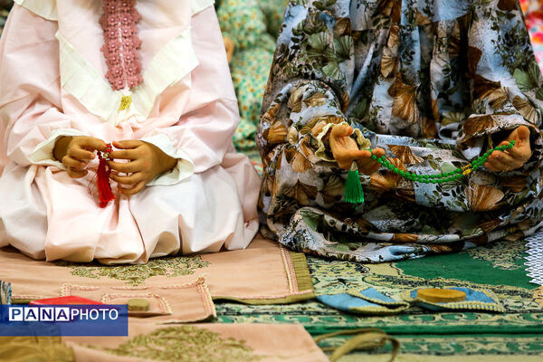 اعتکاف دانش‌آموزی در مسجد قائمیه
