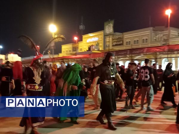 عزاداری هیات بنت الحسین (ع) در حرم بانوی کرامت 