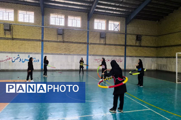 مسابقات المپیاد ورزشی درون مدرسه‌ای شهرستان باشت